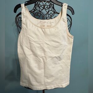 Shapermint Cream Shapewear Tank Top 2x